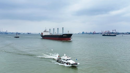 江苏江阴 4.5万吨 转筒帆 散货船启航
