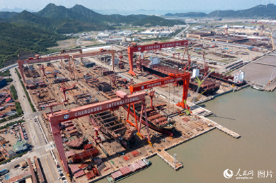 浙江舟山:造船业渐入佳境 手持订单创5年来新高